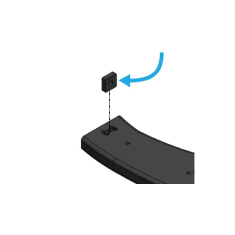 Ecrous carrés chassis BlueRov2