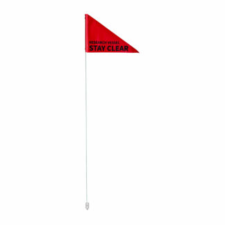 Drapeau de sécurité haute visibilité pour USV