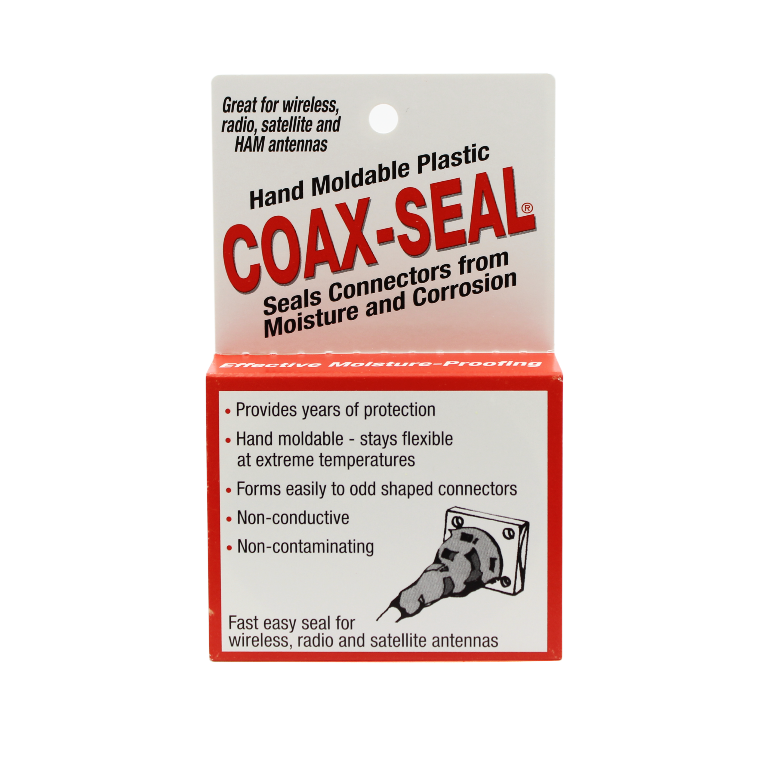 Mastic modelable Coax-Seal