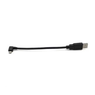 Câble Micro-USB vers USB-A coudé à gauche de 150mm